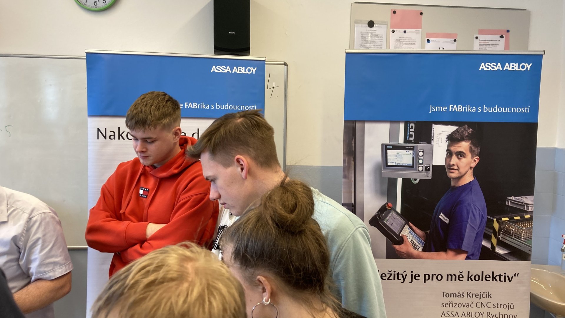 Prezentace společnosti ASSA ABLOY Rychnov pro žáky SPŠ NOME