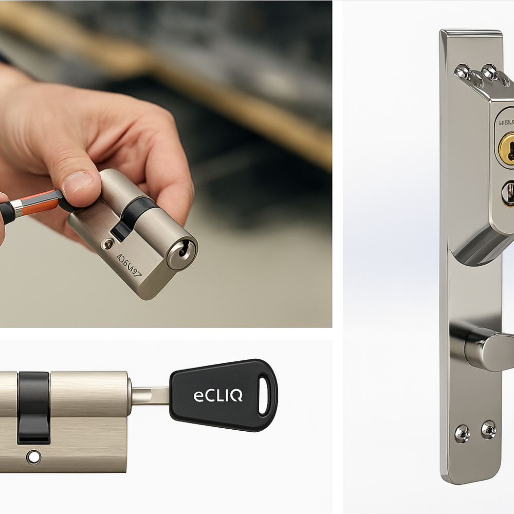 První montáž kompletní cylindrické vložky eCLIQ v Rychnově