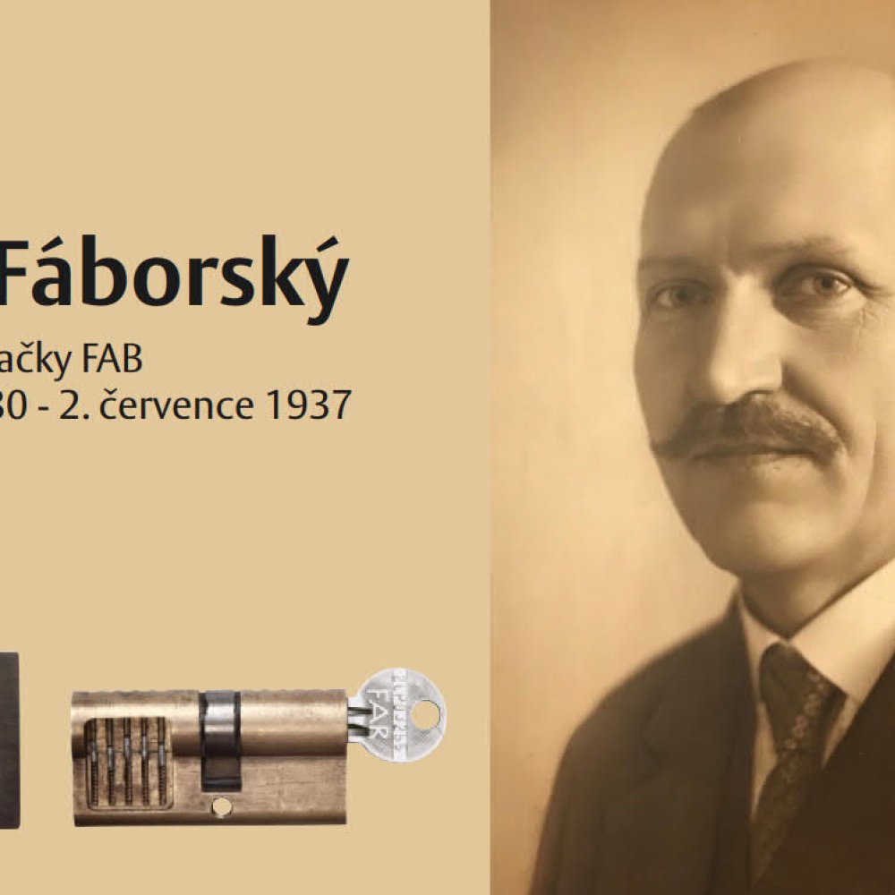 140. výročí narození Aloise Fáborského, zakladatele značky FAB