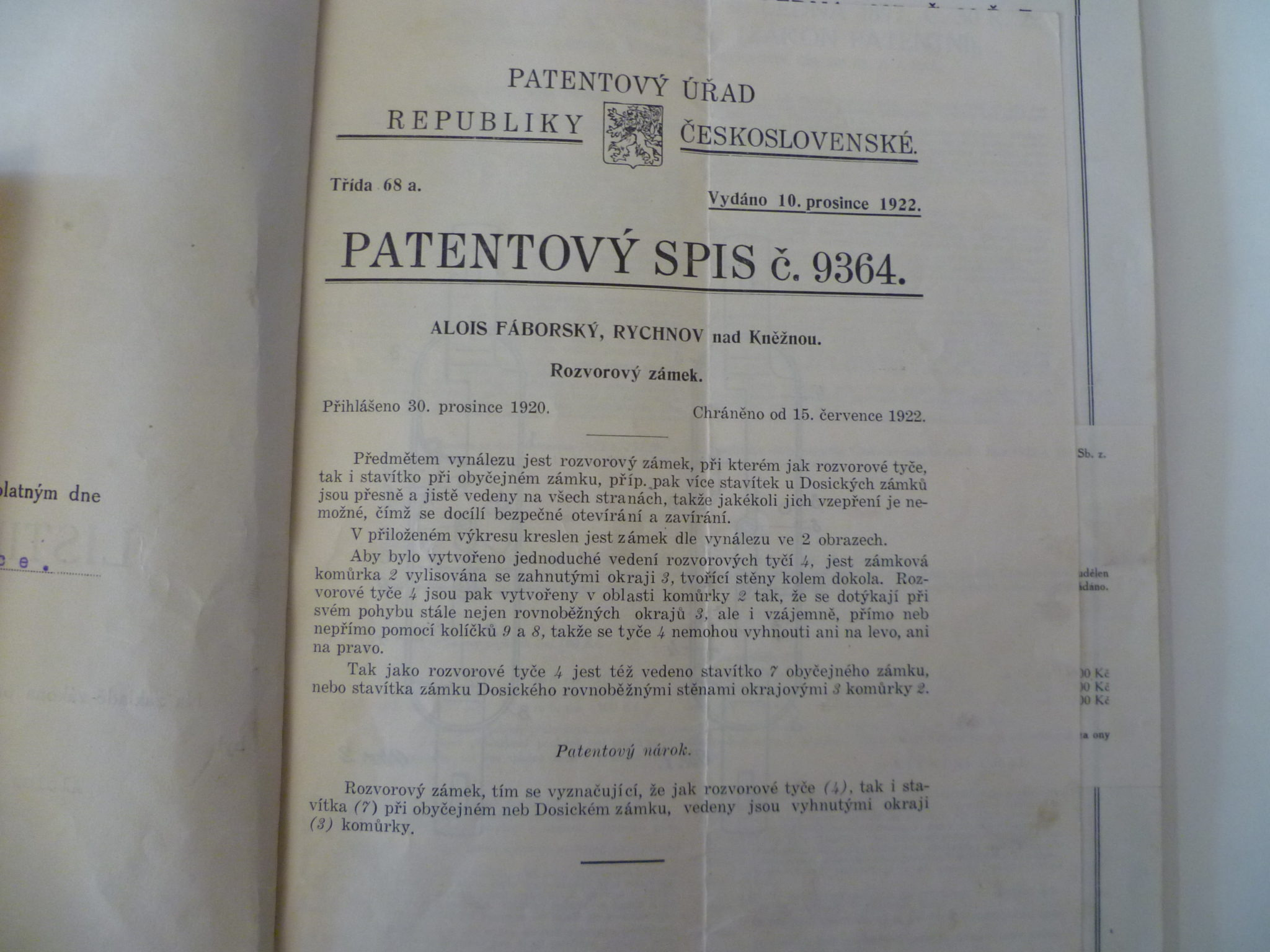 100 let od prvního dochovaného patentu značky FAB